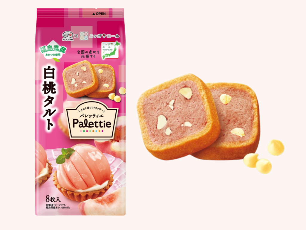 不二家の新作！福島県産の桃「あかつき」使用のパレッティエが季節限定で登場！