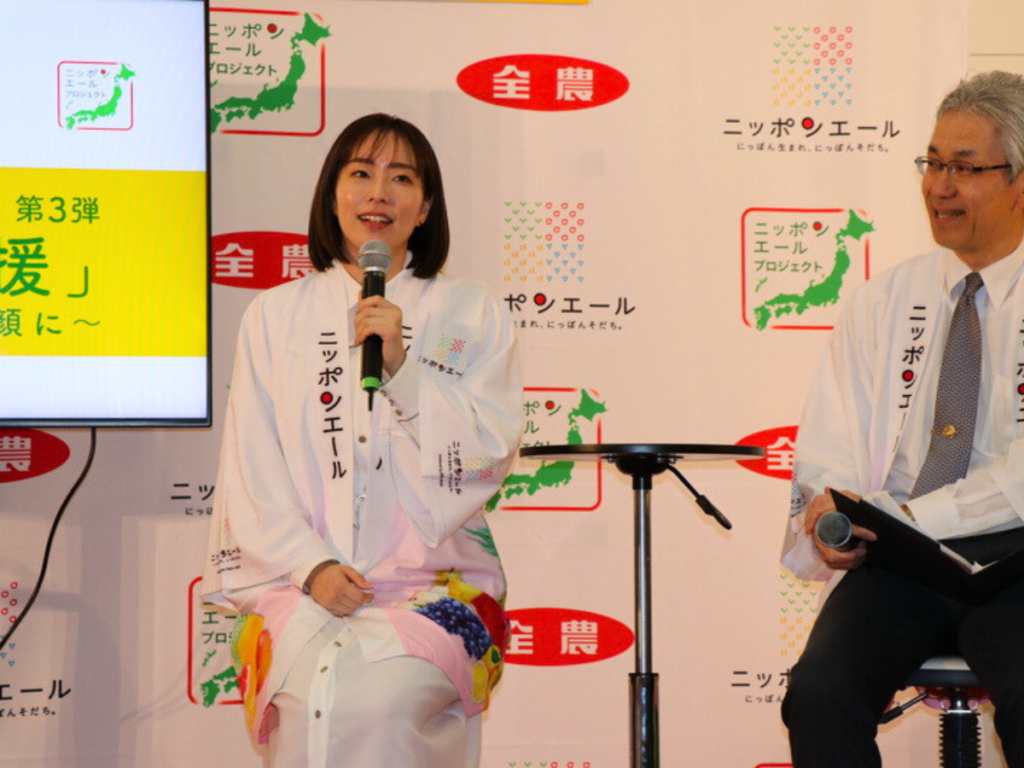 石川佳純さん、食で東北を応援！「ニッポンエールプロジェクト協議会」第3弾