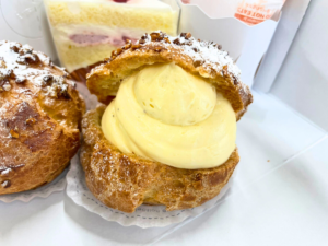 【いわき市】平作町「パティスリースドウ」のシュークリームがサクサクナッツと濃厚カスタードがたっぷりで絶品