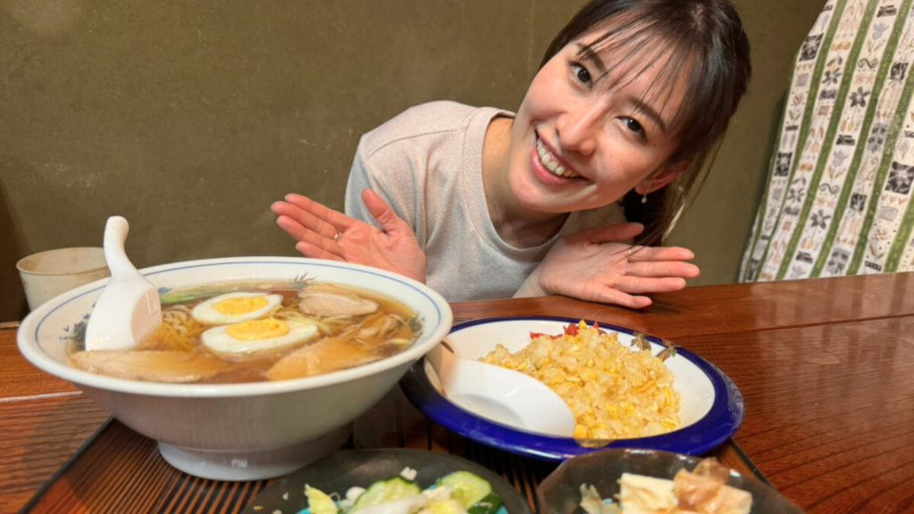 【いわき市】40年以上愛され続ける昔ながらの食堂「杵屋食堂」で、絶品ラーメンチャーハンと肉ミソ炒め定食！