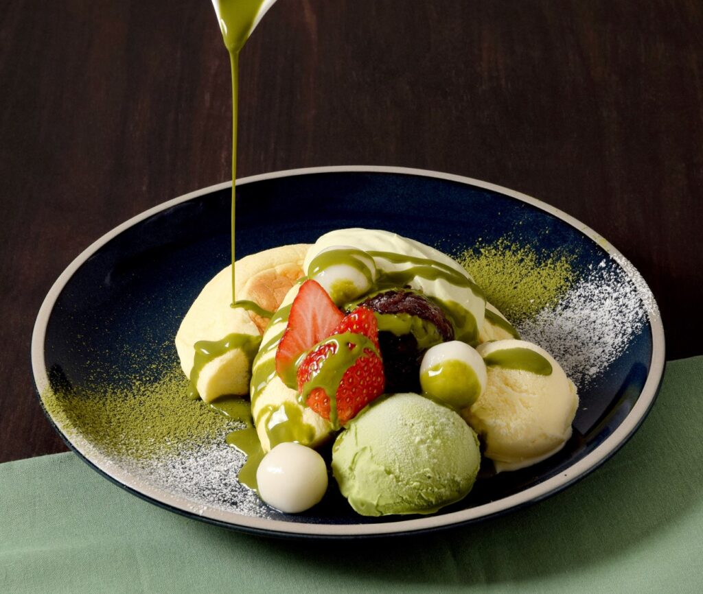 【いわき市】小さな森珈琲で抹茶スイーツフェア開催！宇治抹茶ソースで楽しむアイスパンケーキ登場！