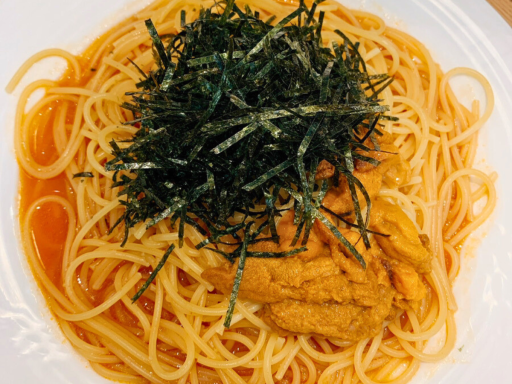 【いわき市】マンママリーで味わう濃厚な生うにパスタ！