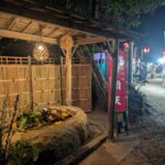 弁財天よるまつり2025に行ってきました  夜の提灯がゆらゆらと幻想的な雰囲気が楽しめる